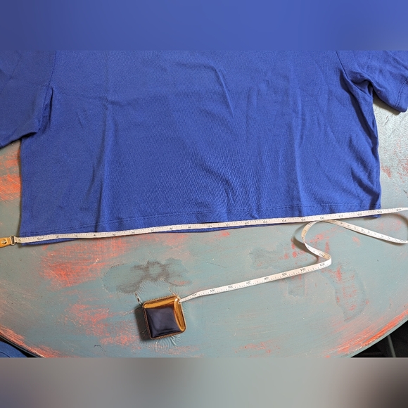 💙 ROSIO 💙 Indigo Cropped Tee - Picture 5 of 6